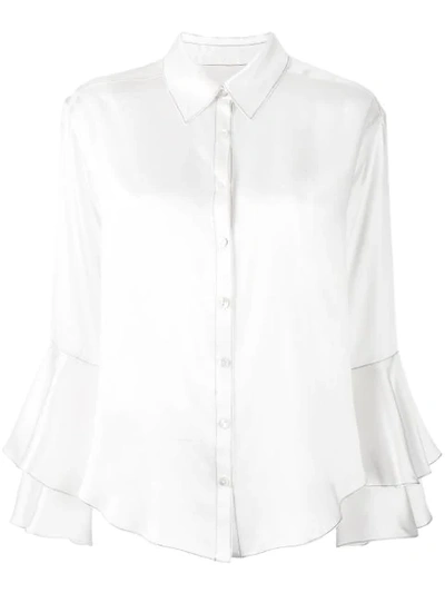 Cinq À Sept Solid Kirby Top In White