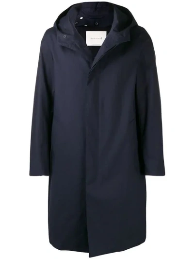 Mackintosh Chryston Raintec Hooded Coat In Blue
