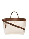 Burberry Medium Society Tote In Brown