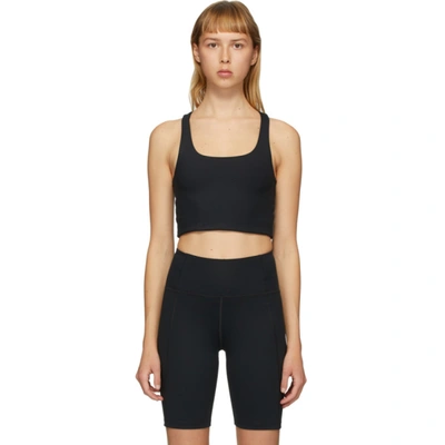 Girlfriend Collective Paloma Firm-support Sports Bra In Black