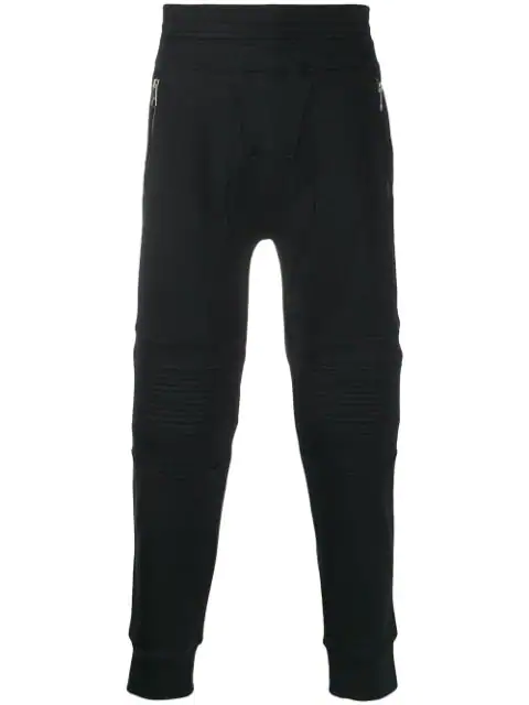 Neil Barrett Biker Ottoman Stripe Sweatpants In Black | ModeSens