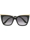 Cartier Panthère De  Sunglasses In Black