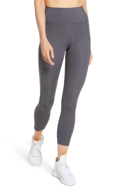 Girlfriend Collective High Waist Full Length Leggings In Smoke