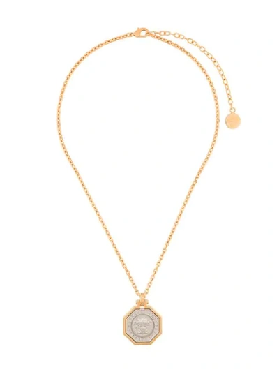 Versace Medusa Pendant Necklace In Gold