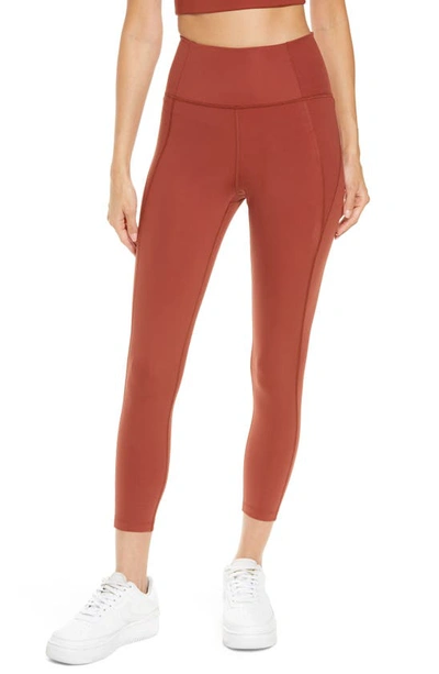 Girlfriend Collective High Waist 7/8 Leggings In Sedona