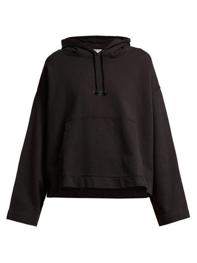Acne Studios Joghy Logo-embossed Cotton-jersey Hooded Sweatshirt In Embossed-logo Hooded Sweatshirt