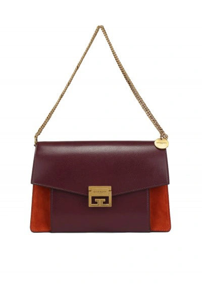 Givenchy Gv3 Medium Bag In Burgundy Red