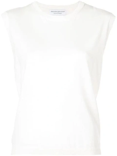 The Webster Ele Loose Top In White