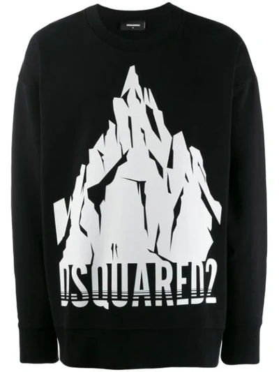 Dsquared2 Logo Sweater In Black