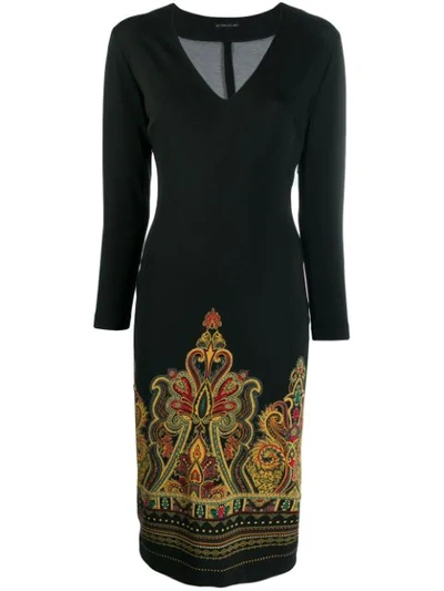 Etro Printed Stretch-jersey Dress In 1