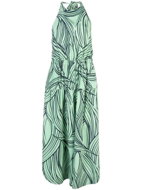tibi green jumpsuit