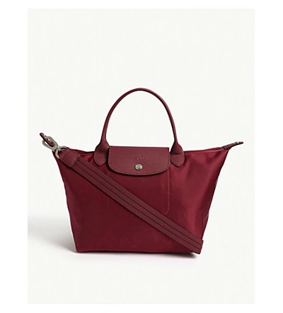 Buy Longchamp Le Pliage Neo Medium Handbag with Strap in Black at