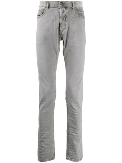 Diesel Men's Thommer Slim Stretch-cotton Jeans In Grey