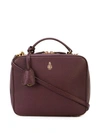 Mark Cross Shoulder Bag In Burgundy