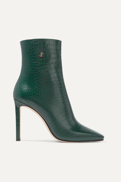 dark green chelsea boots