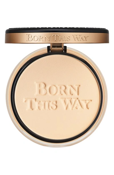 Too Faced Born This Way Undetectable Medium-to-full Coverage Powder Foundation In Snow - Very Fair W/ Neutral To Rosy Undertones
