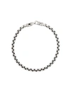 Tom Wood 'venetian' Oxidised Silver Chain Bracelet - Size M In 银色