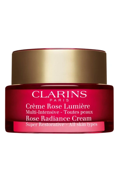 Clarins Super Restorative Rose Radiance Anti-aging Moisturizer In Cream / Rose