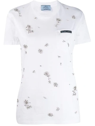 Prada Short-sleeved T-shirt In White