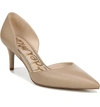 Sam Edelman Women's Jaina Leather D'orsay Pumps In Classic Nude