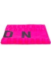 Dsquared2 Icon Print Beach Towel In Pink