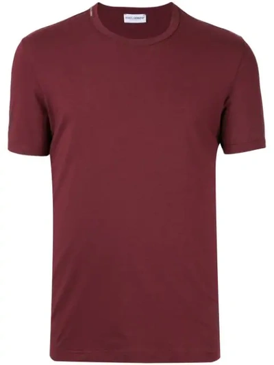 Dolce & Gabbana Classic T-shirt In Red