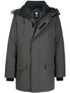 Canada Goose Langford Parka In 66 Graphite - Graphite