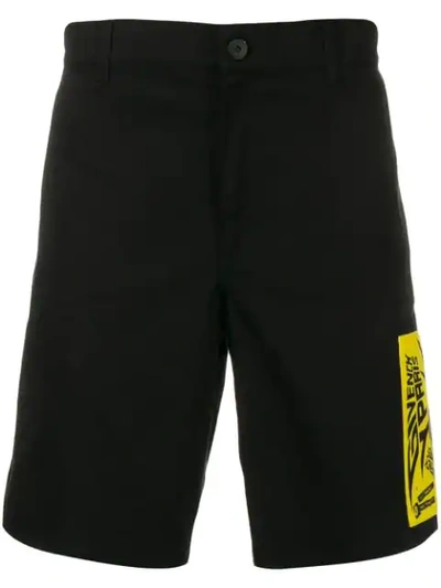 Givenchy Logo Chino Shorts In Black