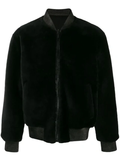 Givenchy Reversible Bomber Jacket In Black