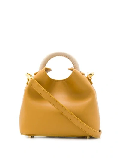 Elleme Madeleine Mini Tote Bag In Yellow