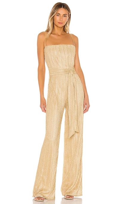 Nookie Mystery Jumpsuit In Gold