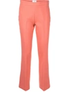 Giambattista Valli Slim Fit Trousers In Orange