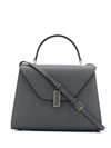 Valextra Iside Top-handle Bag In Grey
