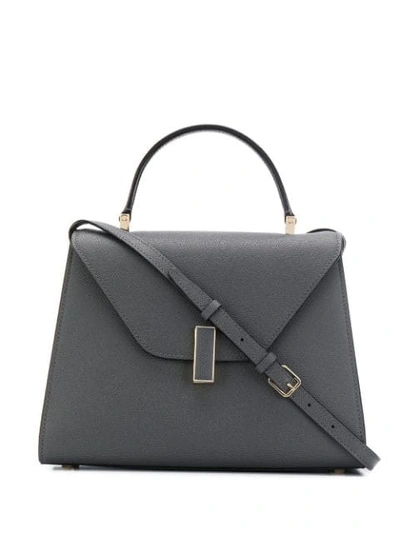 Valextra Iside Top-handle Bag In Grey