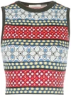 Alice And Olivia Gestricktes Top In Multicolour