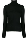 Lorena Antoniazzi Cashmere Turtleneck Sweater In Black
