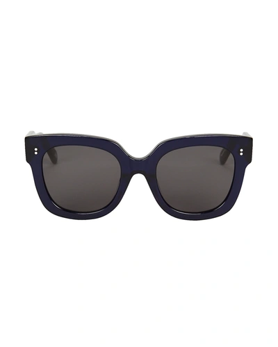 Chimi 008 Berry Square Sunglasses In Dark Blue