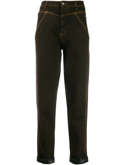 Marco De Vincenzo Classic Straight-leg Jeans In Black