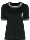 Marco De Vincenzo Deer Embellished T-shirt In Black