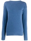 Prada Oversized Cashmere Jumper In Blue