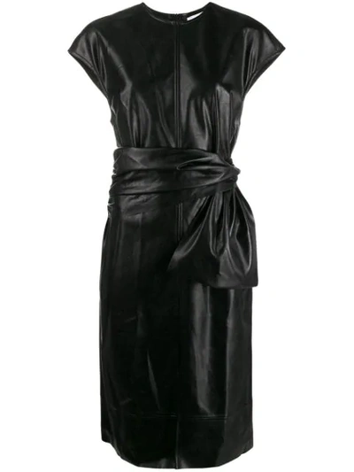 Brognano Belted Dress In Black