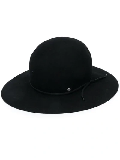Maison Michel Fedora Hat In Black