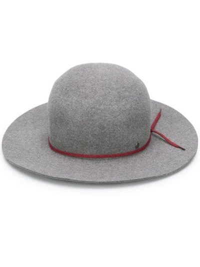 Maison Michel Fedora Hat - Grey