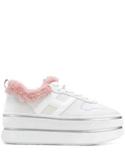 Hogan Platform Low-top Sneakers In White