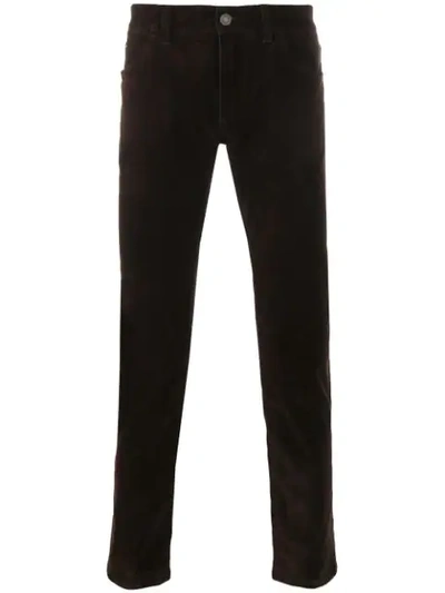Dolce & Gabbana Slim-fit Trousers In Brown