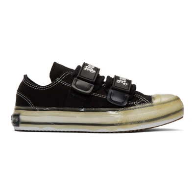 Palm Angels Touch Strap Fastening Sneakers In 1000 Black