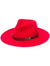 Woolrich Wide Brim Hat In Red