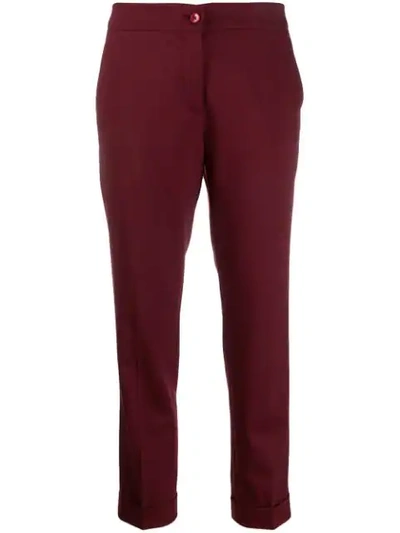 Etro Classic Formal Trousers In Red