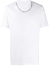 Neil Barrett Chain Detail T-shirt In White
