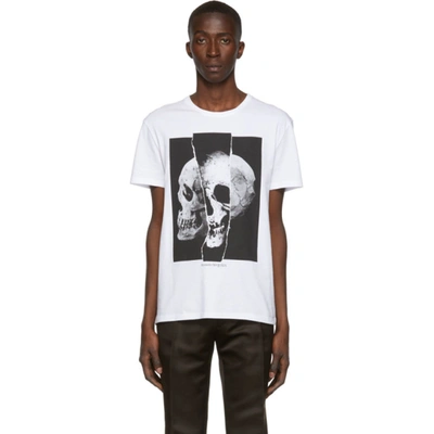 Alexander Mcqueen White Skull Punk T-shirt